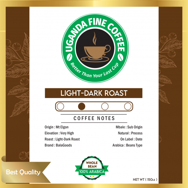 Light Dark Roast | Natural | Arabica Coffee | Very High Elevation